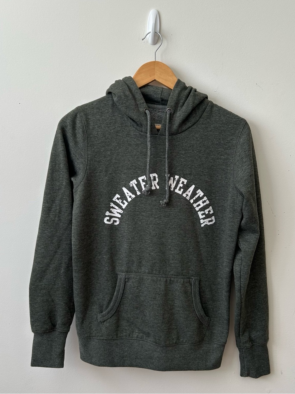 Cotton On Sweatshirt Hoodie Dark Green Long Sleeves Pullover